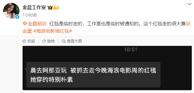 那不勒斯(女）vVs 帕尔马（女）_金晨走红毯穿着朴素的原因曝光：去阿那亚玩临时被抓去走红毯